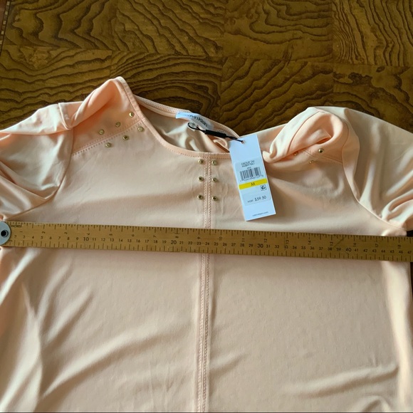 NWT Calvin Klein Peach Top - Picture 4 of 5